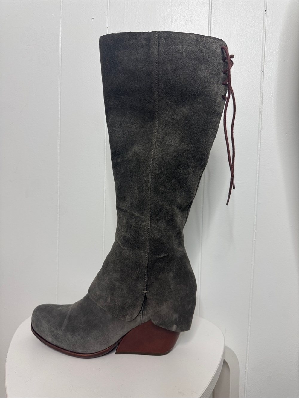 Kork ease Lorelei boots size 8.5 heeled boots grey